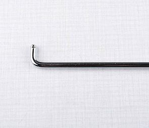 Rear brake bar 535mm - older - chrome (Jawa 250 350 Perak) / 