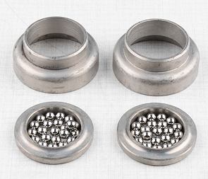 Ball bearing steering set - complete (Jawa 50 Pionyr) / Ball bearing steering set - complete (Jawa 50 Pionyr) /