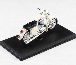 1:18 scale model Jawa 350 Automatic (1966) - WHITE / 