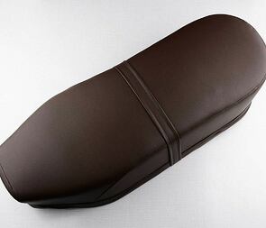 Seat dark brown - flat (Jawa CZ 250 350 Panelka) / 