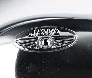 Fuel tank cover - L+R side (Jawa Panelka Sport) / Fuel tank cover - L+R side (Jawa Panelka Sport) /
