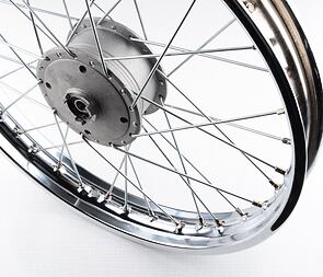 Front Wheel - complete (Jawa 50 Babetta 207 210) / 