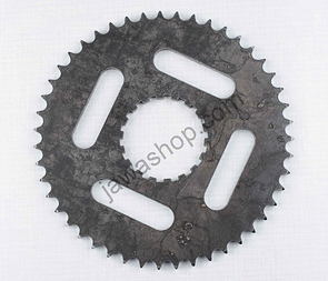 Rear chain wheel - 47t (Jawa CZ 125 175 250 350 Kyvacka) / 