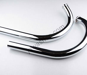 Exhaust pipe set (Jawa 250 Panelka) / 