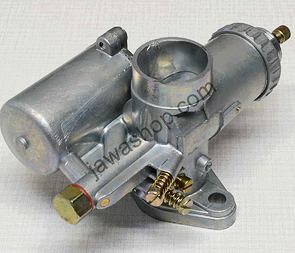 Carburetor 26mm with long pin - threaded lid (Jawa CZ 125 175 250 350) / 