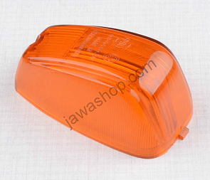 Blinker glass - oval, orange (Jawa 250 350 Panelka) / 