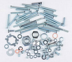 Engine bolt & nut pack (CZ 125 175 476-488) / 