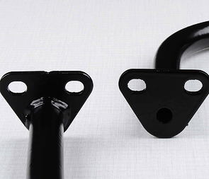 Rear handle L+R set - black (Jawa 350 638 639) / 