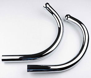 Exhaust pipe set  - turned up (Jawa 350 639 640) / 