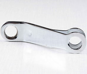 Brake arm lever - rear, chrome (Jawa 250 350 Perak) / 