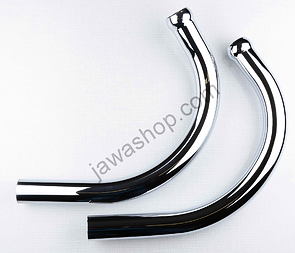 Exhaust pipe set - straight (Jawa 350 638) / 