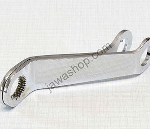 Brake arm lever - rear, chrome (CZ 125 150 C) / Brake arm lever - rear, chrome (CZ 125 150 C) /