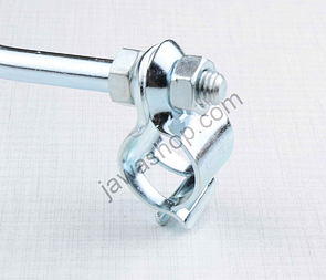 Rearview mirror with clamp left - oval (Jawa 634) / Rearview mirror with clamp left - oval (Jawa 634) /