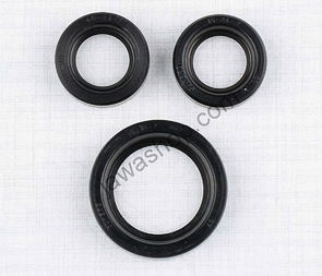 Sealing ring of engine - set II, 3pcs (Jawa Pionyr 550) / 