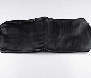 Seat cover black with black line (Jawa 350 634) / 