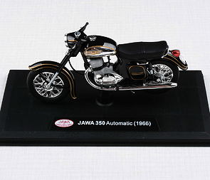 1:18 scale model Jawa 350 Automatic (1966) - BLACK / 