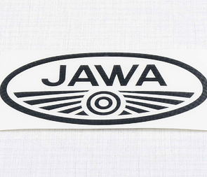 Sticker logo Jawa 100x50mm - black (Jawa) / 