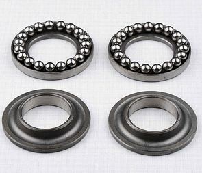 Ball bearing steering set - complete (Jawa CZ 250 350 Kyvacka) / 