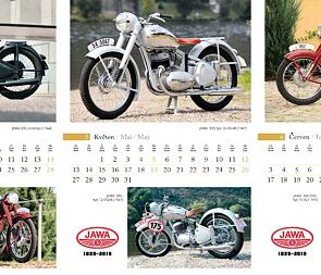 Calendar 2019 / 90th anniversary - wall 420x600mm (Jawa CZ 125 175 250 350) / 