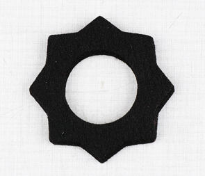 Felt pad of fuel tank filler cap - black (Jawa 50 Pionyr 23, S22) / 