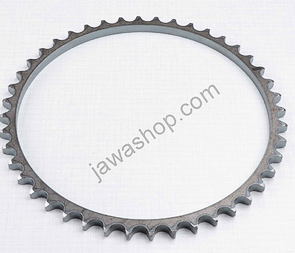 Rear chain wheel rim - 44t (Jawa 250 350 Perak, CZ) / 