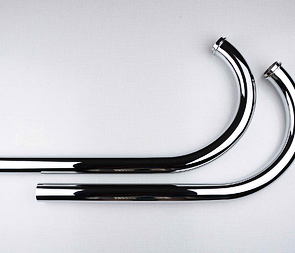 Exhaust pipe set - long (Jawa 350 Kyvacka) / 