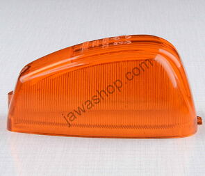 Blinker glass - oval, orange (Jawa 250 350 Panelka) / 