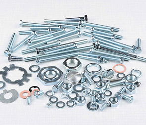 Engine bolt & nut pack (CZ 125 175 476-488) / 