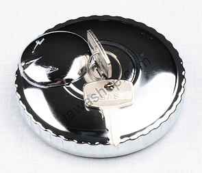 Fuel tank filler cap with lock (Jawa CZ 125 175 250 350) / 