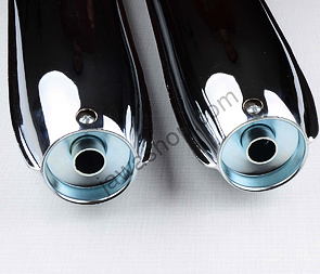 Exhaust silencer set (Jawa 350 634 early models) / 