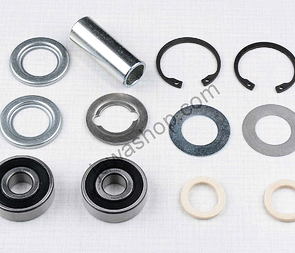 Wheel hub bearing set with spacer 56mm (Jawa 250 350 Kyvacka) / 