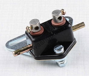 Brake light switch with holder (Jawa CZ 125 175 250 350 Kyvacka) / 