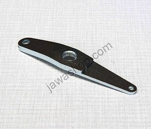 Rear brake pedal lever - zinc (Jawa CZ 125 175 250 350) / 