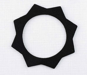 Felt pad of filler cap - black (Jawa 250 350 CZ 125 175) / 