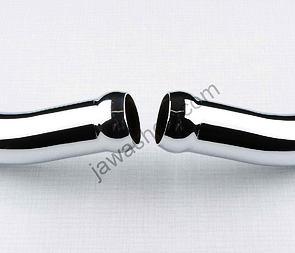 Exhaust pipe set - straight (Jawa 350 638) / 