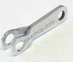 Brake arm lever 90mm - chrome (Jawa CZ 125 175 250 350 Panelka) / 