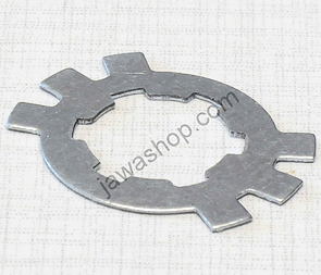 Lock of drive sprocket nut - 0,8mm (Jawa 50 Pionyr, CZ) / 