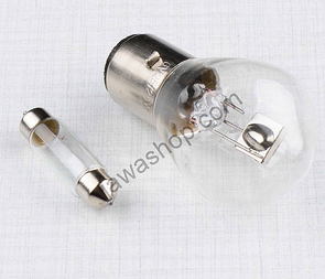 Bulb set 6V - 2pcs (Jawa Pionyr 20, 21, 23) / 