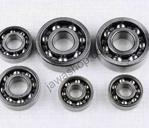 Ball bearing of engine set - 6pcs (CZ 125,150 C) / 