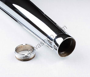 Exhaust silencer (CZ 175 scooter 502 scooter) / 