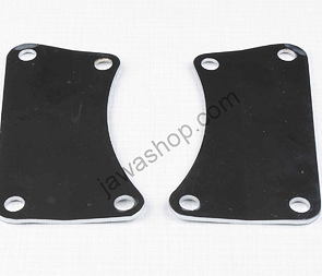 Engine bracket set - bent (Cr) (Jawa 250 350 Panelka) / 