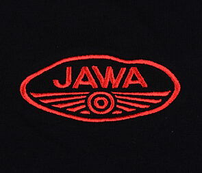 T-shirt black with red JAWA logo (XXL Size) / 