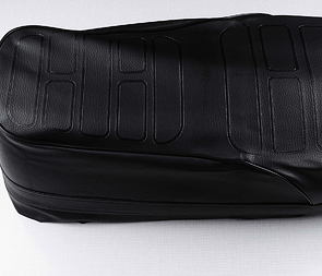 Seat cover black with black line (Jawa 350 634) / 