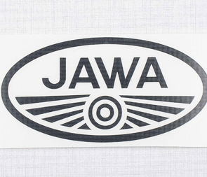 Sticker logo Jawa 100x50mm - black (Jawa) / 