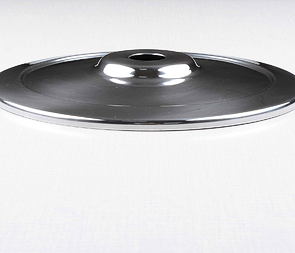 Wheel hub cover front - polished (Jawa 250 350 Kyvacka) / 