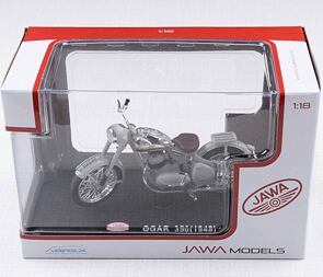 1:18 scale model Jawa Ogar 350 (1948) - GREY / 