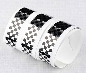 Checkered sticker 2cm x 120cm - SB (CZ) / 