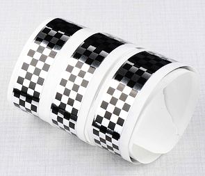 Checkered sticker 2cm x 120cm - SB (CZ 125 175 250 350) / 