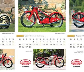 Calendar 2019 / 90th anniversary - wall 420x600mm (Jawa CZ 125 175 250 350) / 