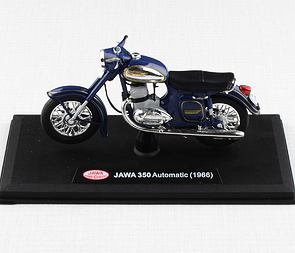 1:18 scale model Jawa 350 Automatic (1966) - BLUE / 